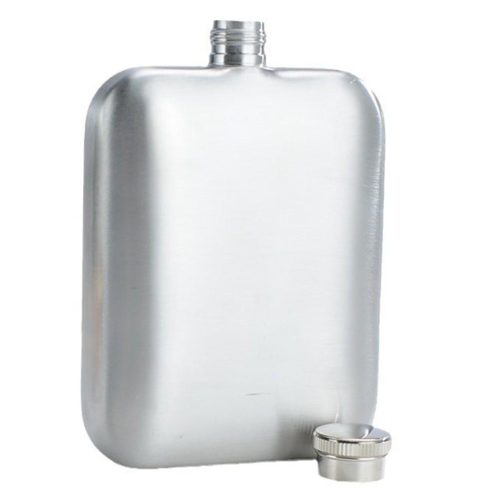 Stainless Steel Liquor Flask 6oz Wine Pot New Drinking Water Bottle  Outdoor