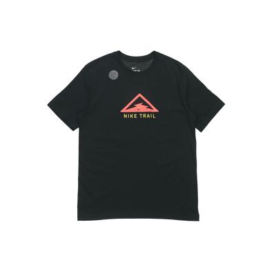Dri-FIT Trail Grafik-Logo Lauf-T-Shirt Herren Oberteile Schwarz CT3858-010