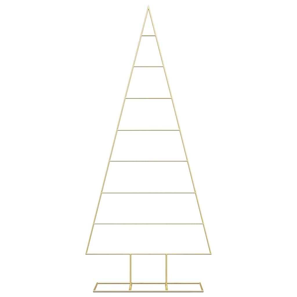 Metal Christmas Tree Gold 181 cm Powder Coated Steel