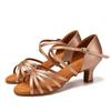 Fashion Latin Dance Shoes Waltz Jazz Latin Indoor Dance Shoes  Women Girls Professional Medium Heeled Ball Party Dance Shoes Heeled 5CM