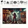 Polyester material horror carnival background banner - A colorful and eerie photography background