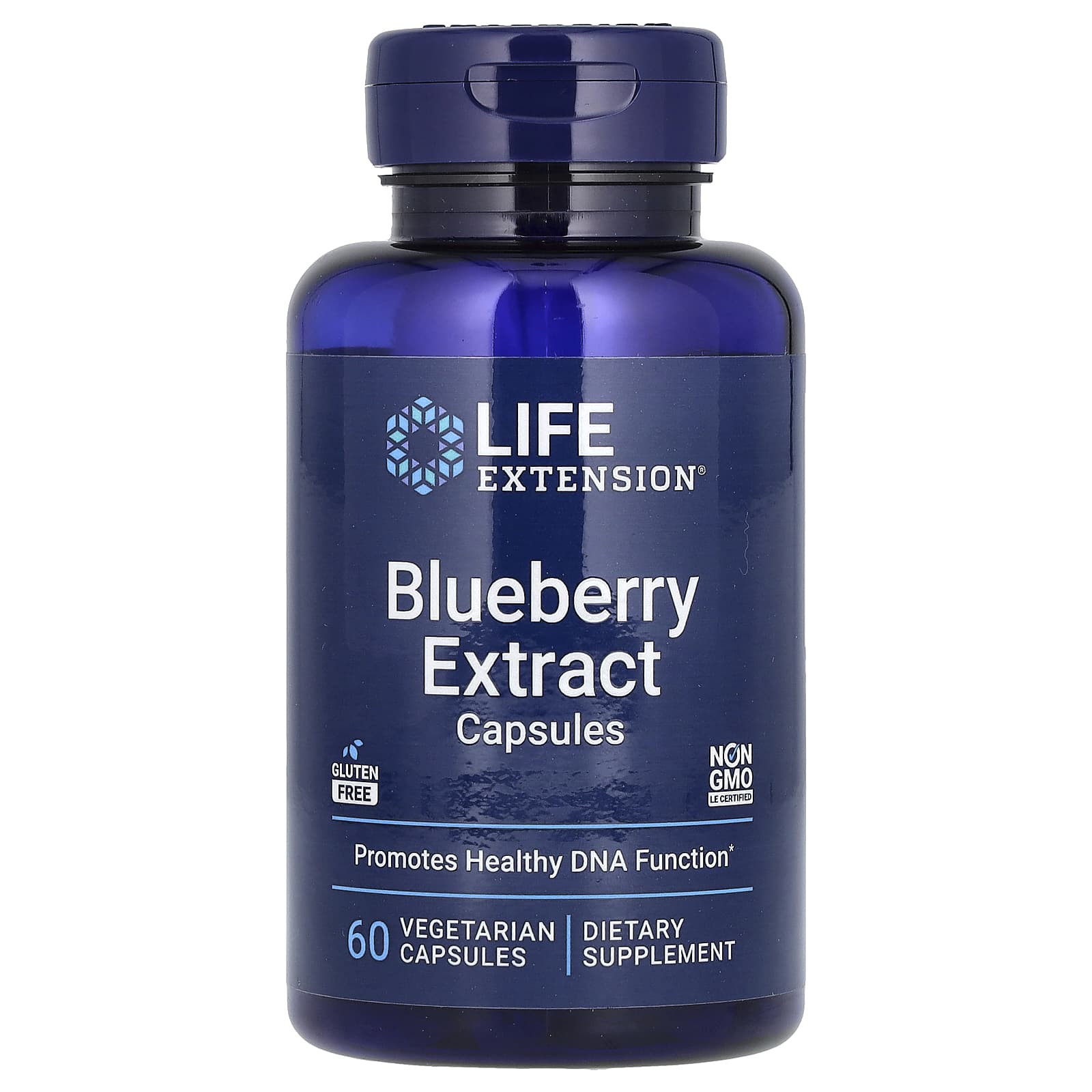 

Life Extension, blueberry extract capsules, 60 veggie capsules