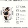 Diamond Watch Women's Belt Digital Disc Quartz Watch High Value Clover Jewelry Watch Set