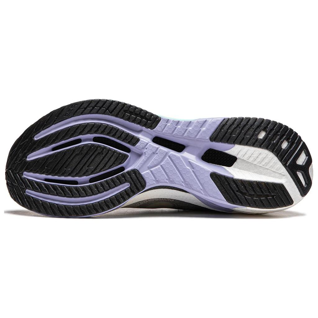 Tênis de Corrida Li Ning Furious Rider 7.0 PRO V2 Masculino Cano Baixo Branco Rocha Cinza/Marrom Cinza Árvore ARZU001-12