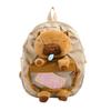 Capybara Snot Plush Backpack With Adjustable Shoulder Straps And Large Capacity