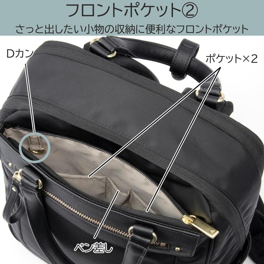 Ace Gene Vienna 3 Business Backpack, A4 Size, 13.3-inch PC Storage, No. 68704