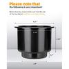 Large Plastic Universal Cup Holder Cup Holder Insert for RV Boat Car Couch Golf Cart Elegant Cup Holder for Pontoon Table
