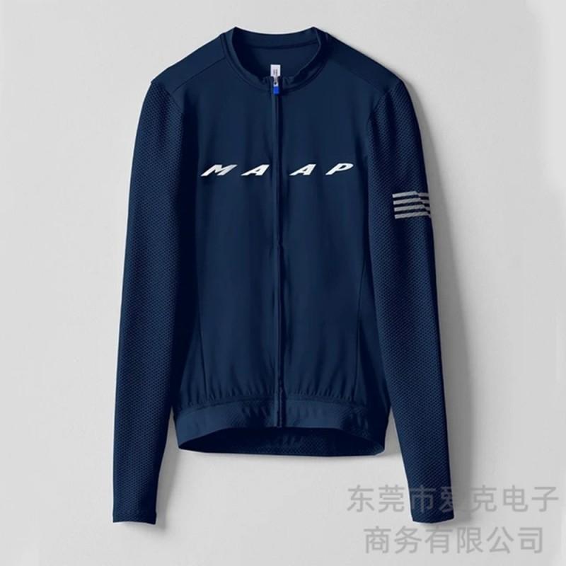 Mens Womens Breathable Cycling Jersey Long Sleeve Mountain Bike Top With Moisture Wicking Performance Fabric