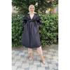 Balloon Sleeve Waist-tied Trench Coat