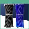 05mm Pen Gel 100 Pcslot Erasable Pen Refill Rod Set Blue Black Ink Pen Refill