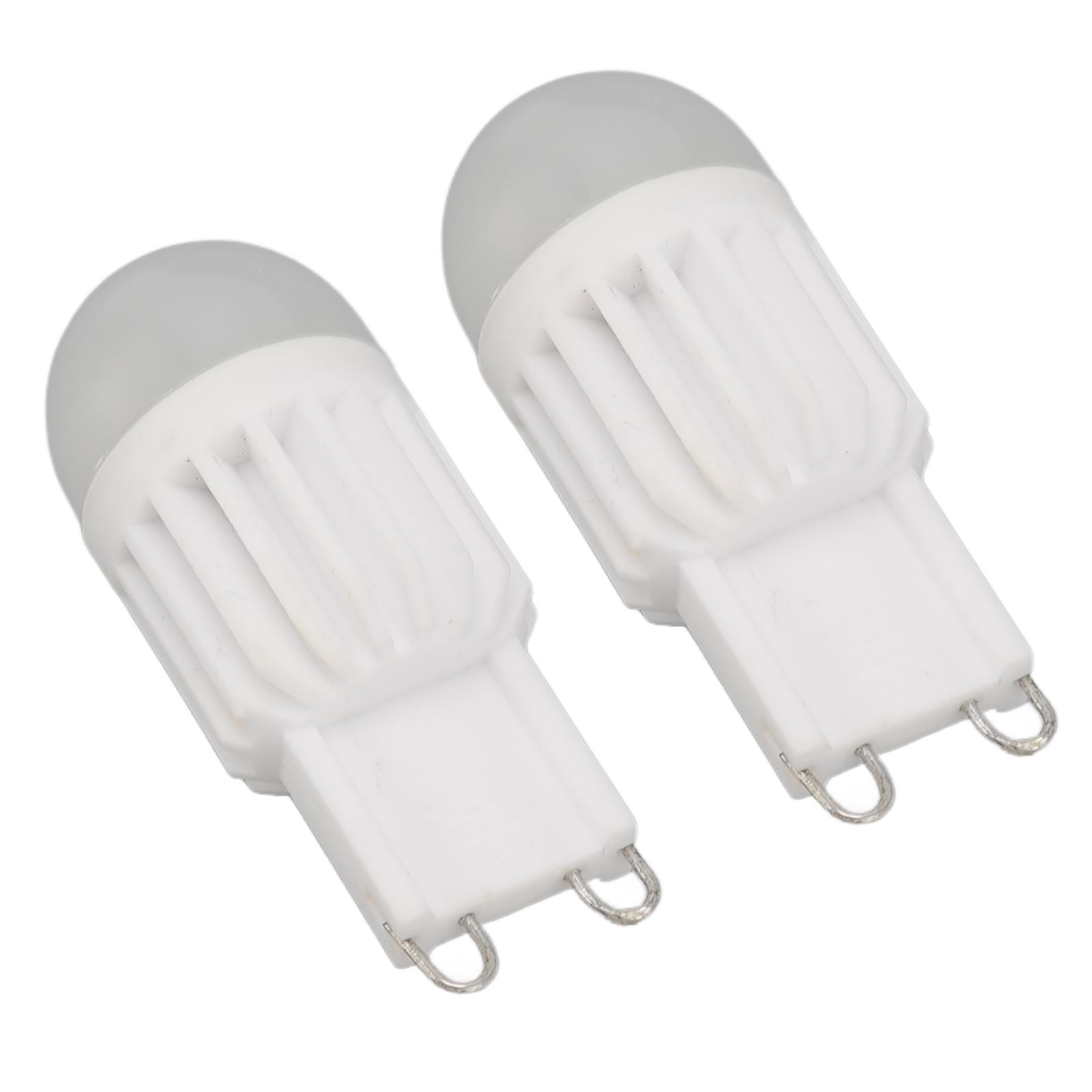 

2Pcs G9 LED Light Bulbs Dimmable 180LM 14 Beads Double Pin G9 Base Bulbs for Table Lamp Wall Lamp Chandelier 220V 2W