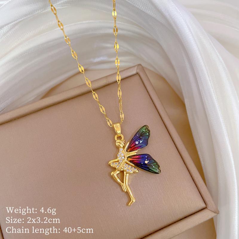 Light Luxury Moon Full Of Diamonds Micro-Inlaid Design Temperament Shining Necklace Female, Simple Pendant