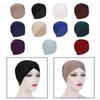 Muslim Indian Turban Hat Elastic Hijab Headwrap Beanie Headwear Accessories
