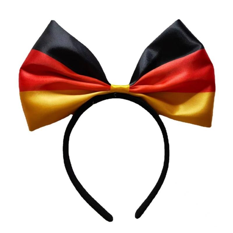 Flag Pattern Bow Headband  Simple Design Concept with Creative Elements