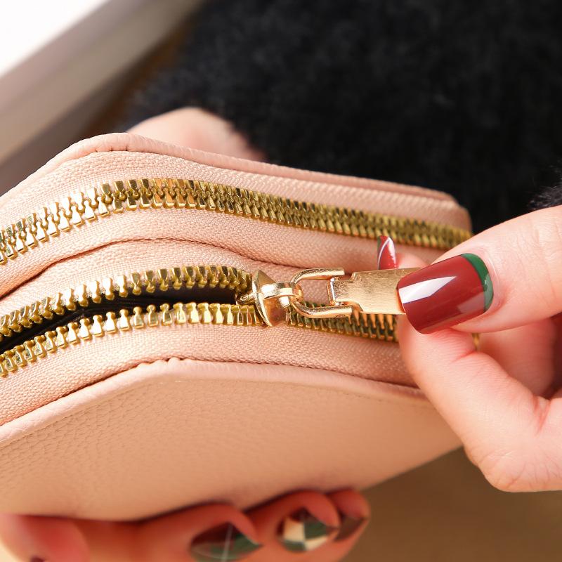 Multifunctional Card Bag Organ Card Bag Double Zipper Women's Wallet