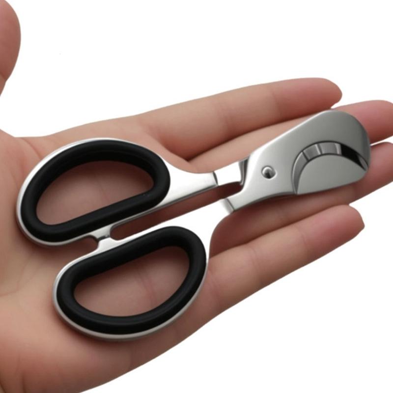 Stainless Steel Tablet Scissors Double Edged Blade For Precise Cutting Comfortable Handle Multipurpose Tool
