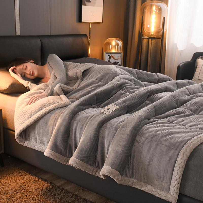 

Толстое Молочное Вельветовое Теплое Одеяло на Зиму King Size Флисовое Шерпа Одеяло Уютное Мягкое Плюшевое Утяжеленное Одеяло для Кровати Дивана Пледы 1.0x1.5m Kid Size
