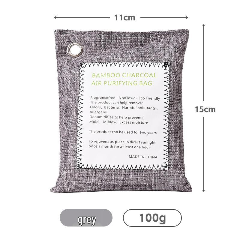 Exclusive Bamboo Charcoal Bag: 200g Activated Carbon for Car Odor and Formaldehyde Removal