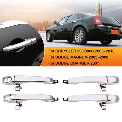 Electroplated Outer Door Handle Automobile Replacement Car Front Rear For Chrysler 300C 2005-2010 For Dodge Magnum