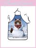 Cartoon Waterproof Christmas Apron Home Cooking Party Activities Supplie Kitchen