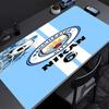 Manchester City Football Club Mauspads - Rutschfeste Gummibasis, Glatte Oberfläche für Arbeit, Gaming, Büro und Zuhause, Schreibtisch-Mauspad