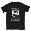Ich bin heute nicht zur Arbeit gegangen Baumwoll-T-Shirt für Unisex und Damen Rundhalsausschnitt Kurze Ärmel Alle Jahreszeiten Lässige Mode Weich Bequem