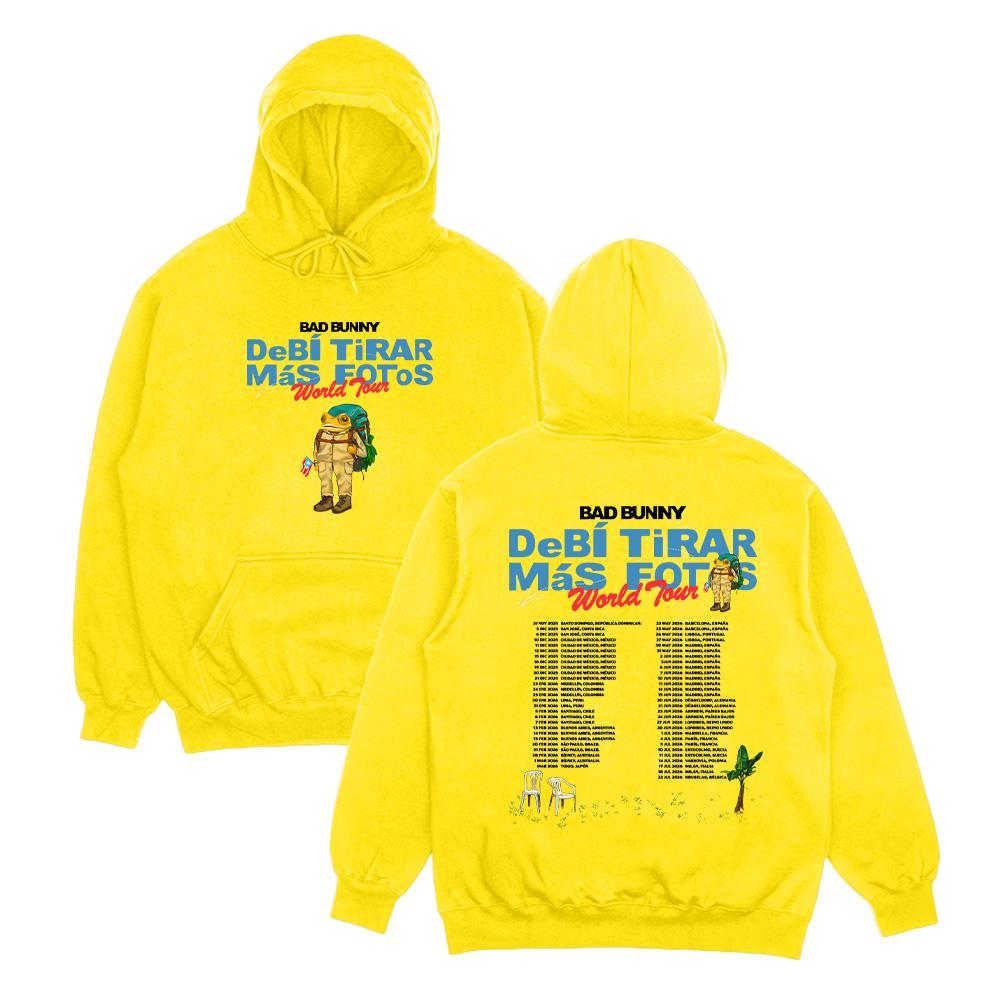 Rapper Bad Bunny Hoodies Debí Tirar Más Fotos Album Tour 2026 Graphic Pullover Men Women Fleece Pullover Fall Fashion Sweatshirt