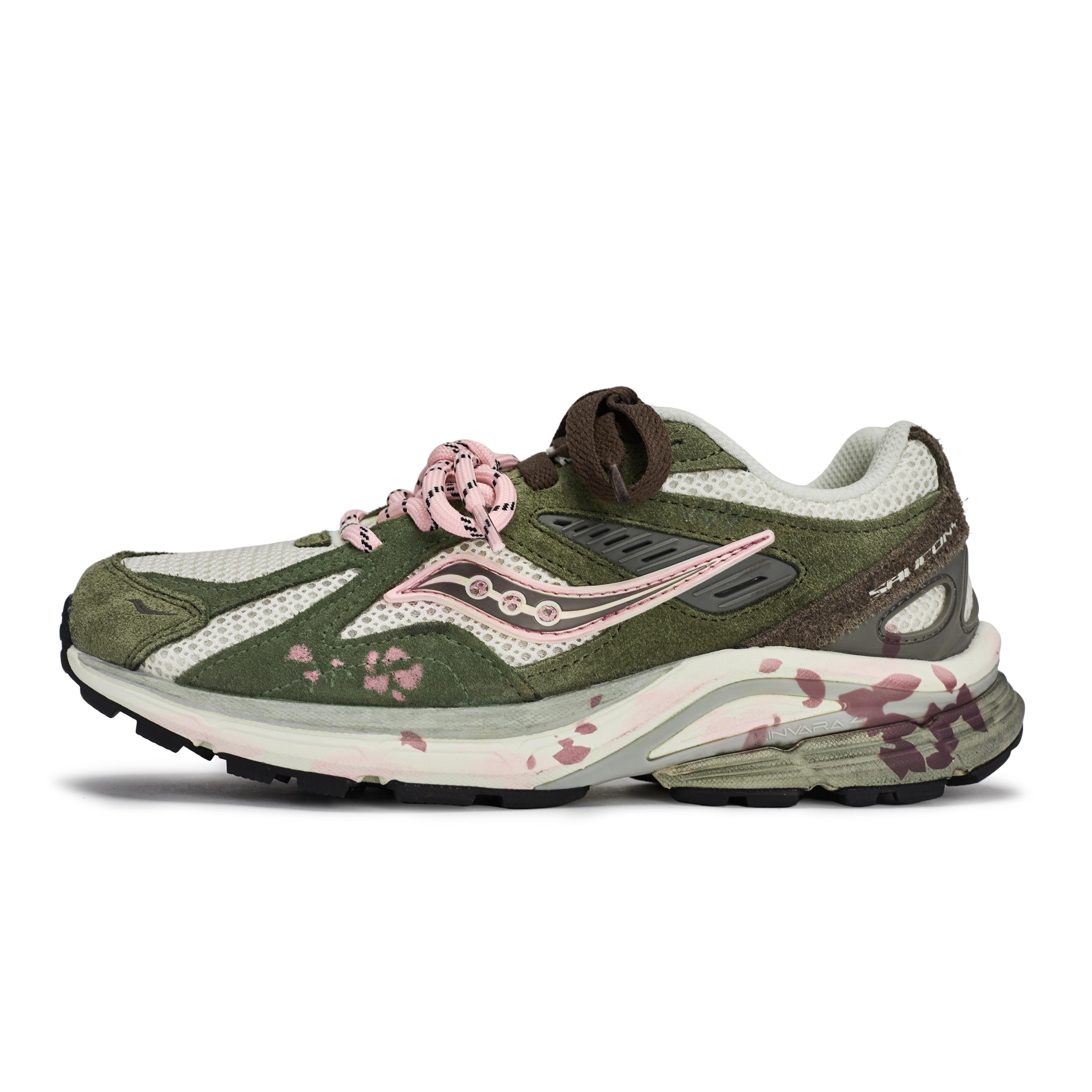 

Saucony Kinvara Essence 4 Low top Running Shoes Unisex Pink Green S79052-21(Team80-) 42