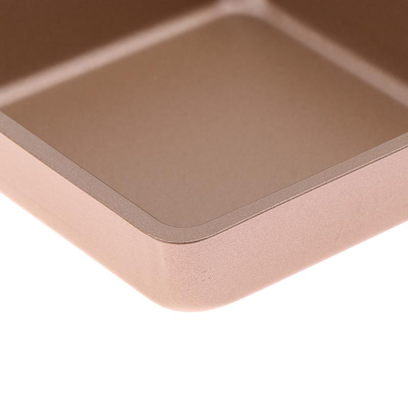 4Inch Mini Square Carbon Steel Baking Tray Pizza Cake Mold Non-Stick Bakeware Air Fryer Oven Tart Pan Kitchen Cooking Tool