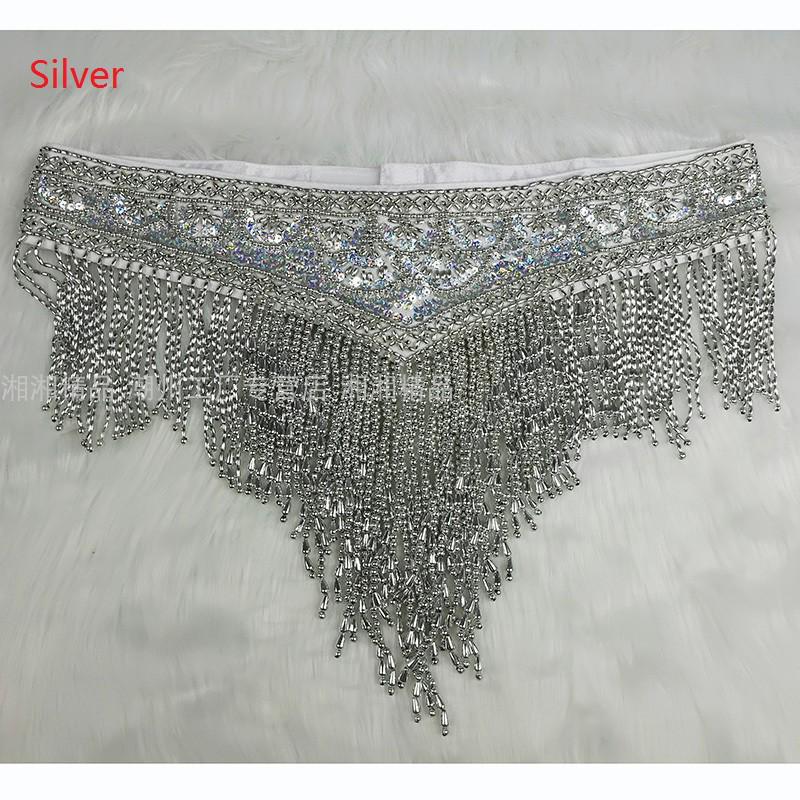 Women's Sequin Tassel Belly Dance Belt - Beginner Performance Waist Chain