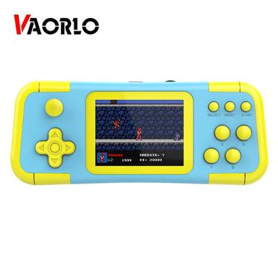 VAORLO Nová retro herní kapesní herní konzole Vestavěná herní krabice 666 Klasický retro gamepad dárek pro děti
