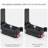 Rotatable Magnetic Camera Mount For Sports Recording Lightweight Aluminum Construction With Cold Shoe Slots