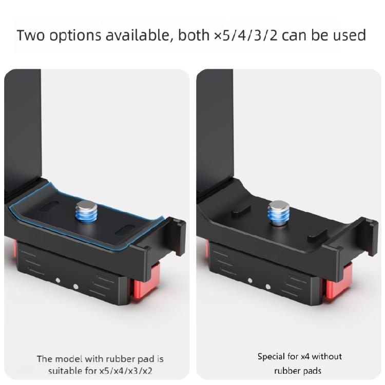 Rotatable Magnetic Camera Mount For Sports Recording Lightweight Aluminum Construction With Cold Shoe Slots