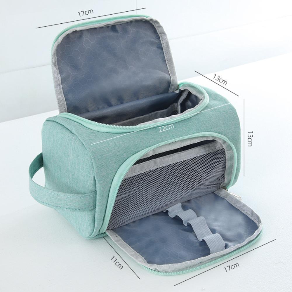 Portable Oxford Cloth Pencil Case Waterproof Multi-layer Stationery Storage Bag Large Capacity Pen Bag School Office