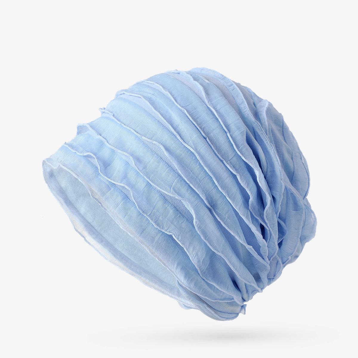 

Жіноча дихаюча тонка бавовняна шапка-пуловер - весняно-літня хустка на голову, для пологів, сну та відпочинку на природі. One Size (Stretchable)