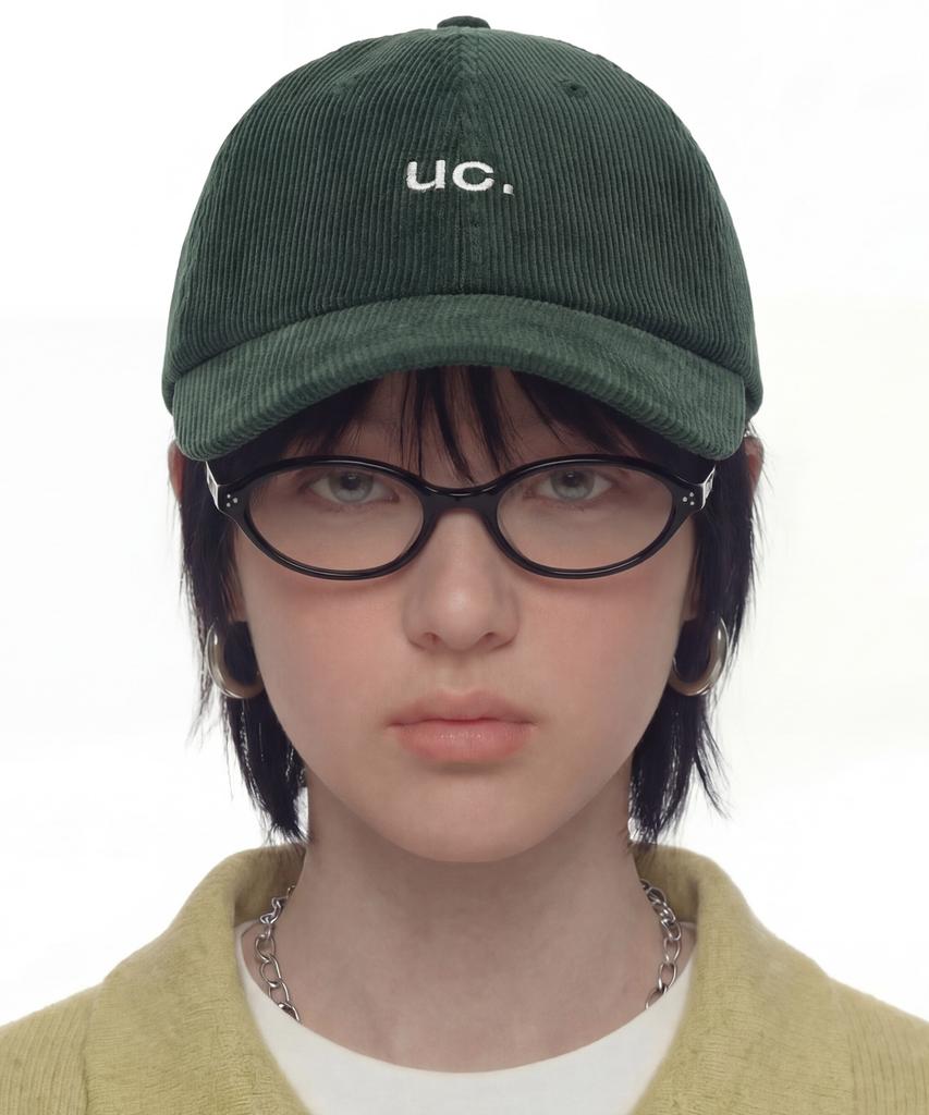Eondeokeonteulol Corduroy Ball Cap Uc / Authentic B B / Cd / Green