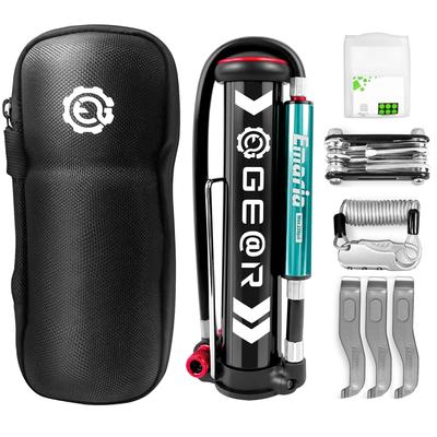 Outil Vélo de Route Bouteille Outil Kit d'Outils d'Introduction Outil Portable Kit de Réparation de Crevaison Vélo (Moteur à combustion)