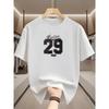 The 2026 New Bear 29 T-shirt with Short Sleeves and Printed Round Necks Popular for Both Men Women
