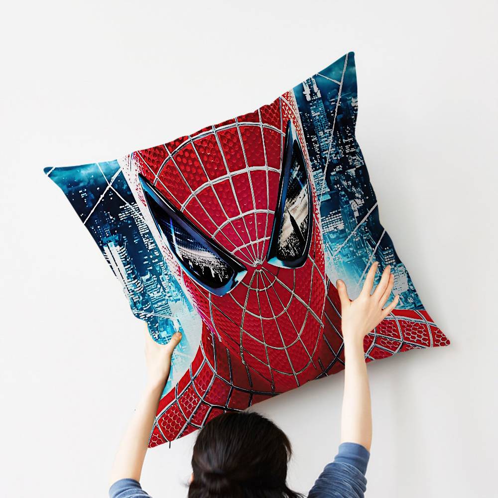 Avengers S-Superhero S-Spiderman Pillowcase toon Gift Cushion Cover Bedroom Home Sofa Chair Seat Decor pillow case