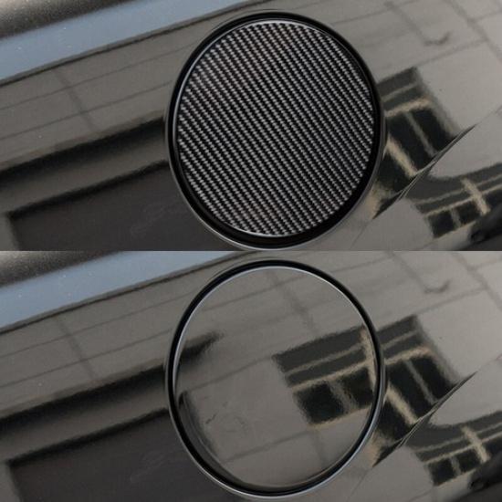 For Chevrolet Camaro 2010-2015 Car Fuel Tank Carbon Fiber Cover Sticker Trim