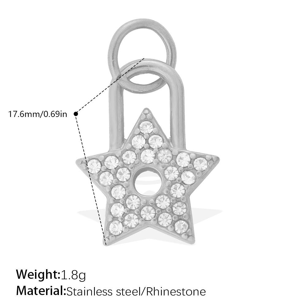 Luxurious Rhinestone Lock Pendant for Women – Unique and Versatile Jewelry Accessory