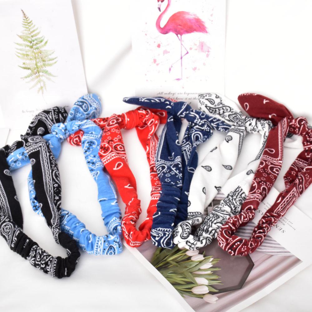 Cross-Border Elastic Rabbit Ear Knot Headband: Women's Yoga, Fitness, and Sports Hair Accessory