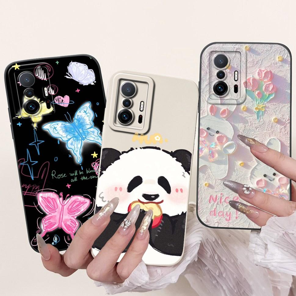 Weiche TPU Hülle Für Xiaomi 11T Hülle Niedliches Panda Muster Handyhülle Für Xiaomi 11T 12T 13T 5G Rückseite Xiaomi11T Xiaomi12T Hülle