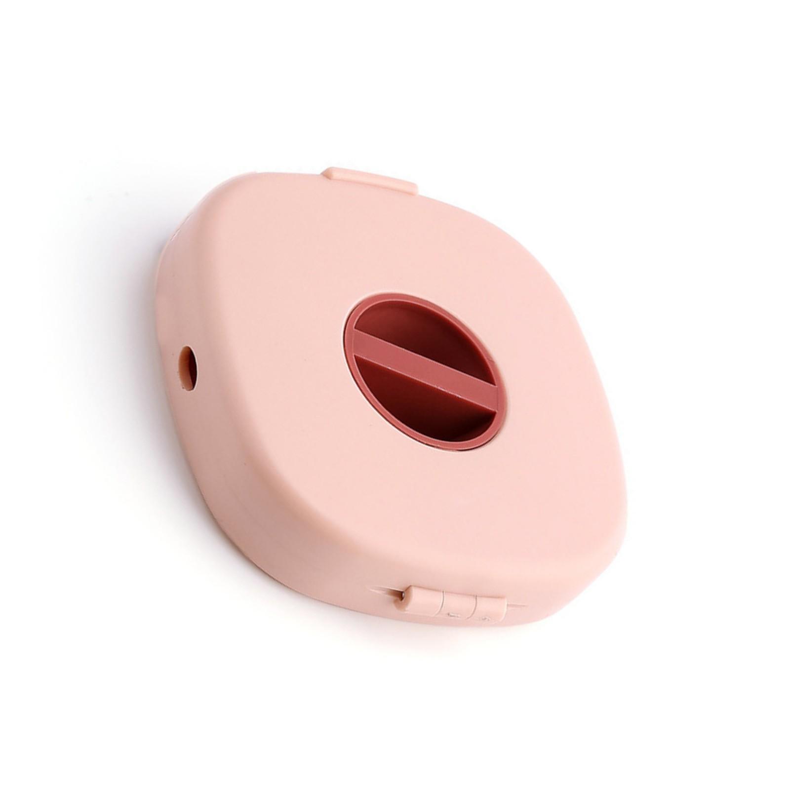 

Выдвижной органайзер для кабеля, держатель телефонного шнура, портативный ящик для хранения наушников, USB-кабеля и провода наушников розовый