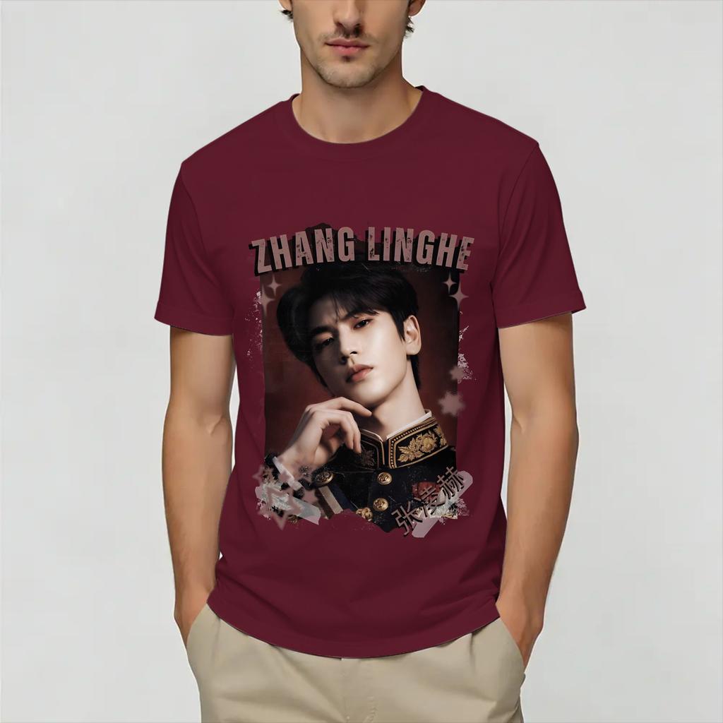 Zhang Linghe TShirt Summer Cotton T Shirts For Adult Harajuku Casual Tshirt ShortSleeve Street Style Clothing