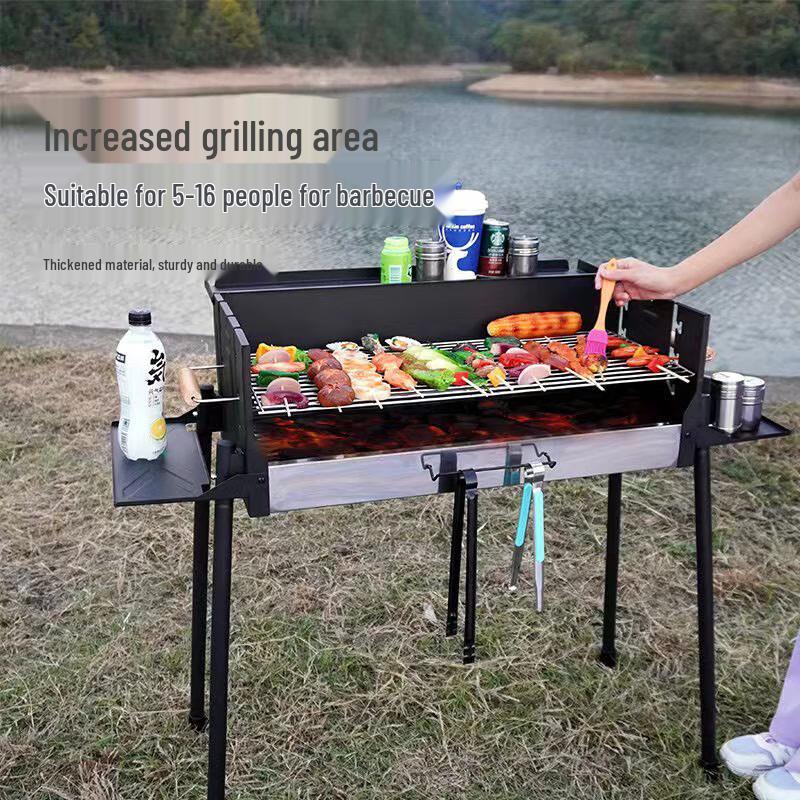 Bing Su Portable Folding Stainless Steel BBQ Grill