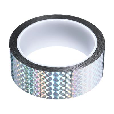YOKIVE Prismatic Holographic Reflective Decorative Perfect for Craft DIY Home and Everyday Use X 55 Tape, Self-Adhesive Tape, Projects, Arts, (Silver,