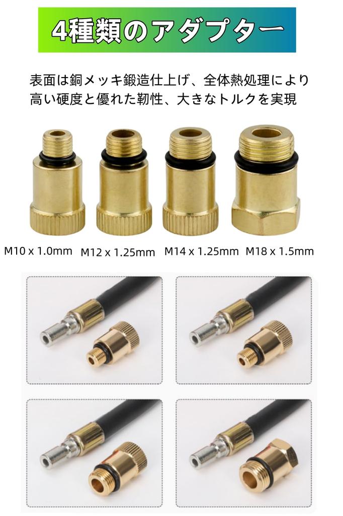 YFFSFDC 8-Piece Compression Gauge Tester Kit for Gasoline Engines, 300 PSI Engine Pressure Gauge, Pressure Measurement Tool for Cars and Motorcycles