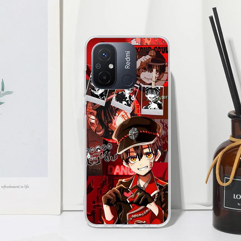 Anime Toilet Bound Hanako Kun Phone Case For Xiaomi Redmi 12C 12 10C 10A 10 9C 9A 9T 9 8A 8 7A 7 6A 6 Pro K70 K40 K20 Fundas Bac