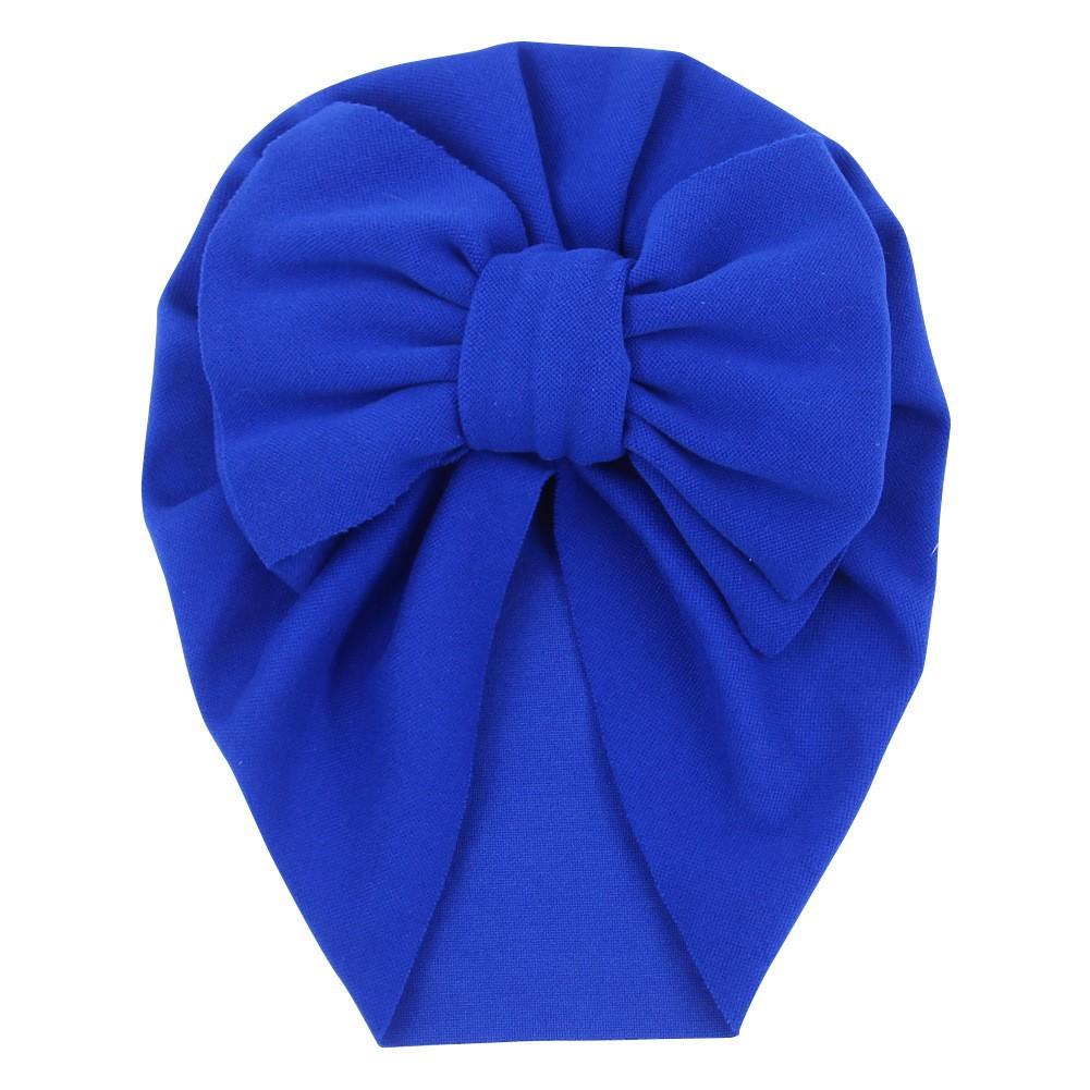 Baby tire cap new imitation cashmere bow children's Indian hat pullover hat baby bag head hat rimless